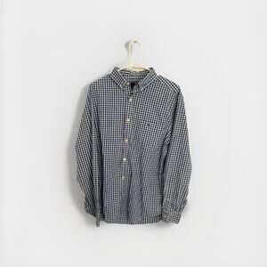 Vineyard Vines Classic Fit Tucker Shirt - Blue Checkered LS - Large